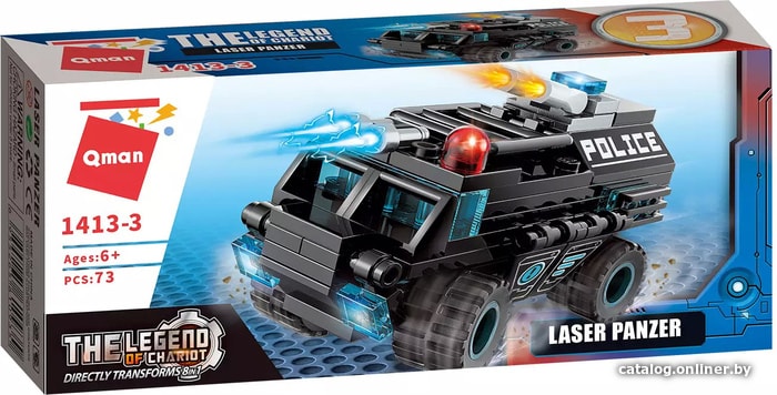 

Конструктор Qman The Legend Of Chariot 1413-3 Laser Panzer