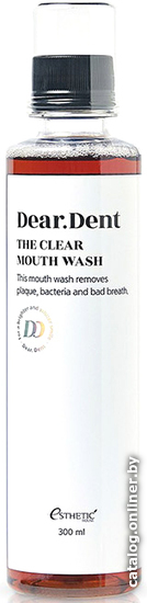 

Ополаскиватель для полости рта Esthetic House Dear.Dent Антибактериальный The Clear Mouse Wash (300 мл)