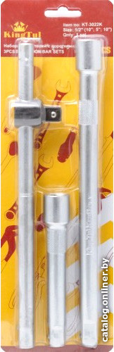 

Удлинитель слесарный KingTul KT-3022K (3 предмета)
