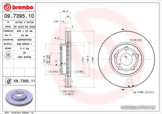 

Brembo 09739510