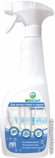 

Средства для посудомоечных машин BIOSOAP Glass cleaner 750 мл