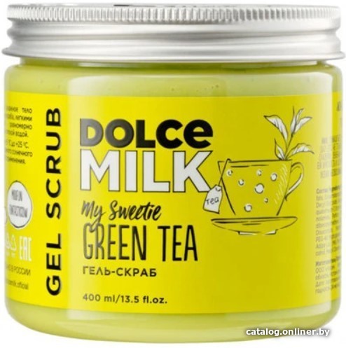 

Dolce Milk Гель для душа Gel Scrub My Sweetie Green Tea 400 мл