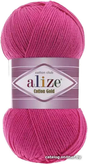 

Пряжа для вязания Alize Cotton gold 149 (330 м, фуксия)