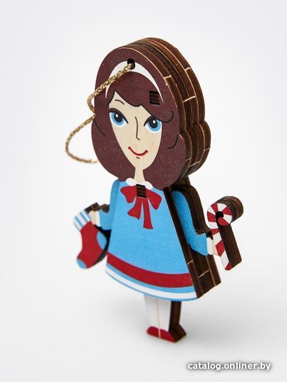 

Елочная игрушка Mark Formelle Девочка 02963 (голубой)