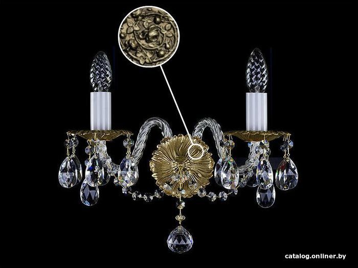 

Бра ArtGlass Chloe Ii. Brass Antique Ce