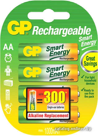 

Аккумулятор GP Smart Energy AA 1000mAh 4 шт