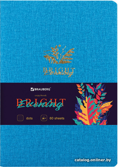 

Полуобщая тетрадь BRAUBERG Bright 403849 (48л, голубой)