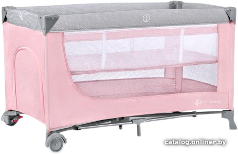 

Манеж-кровать KinderKraft Leody (pink)