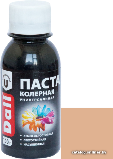 

Колеровочная краска Dali универсальная 0.1 кг (персиковый)