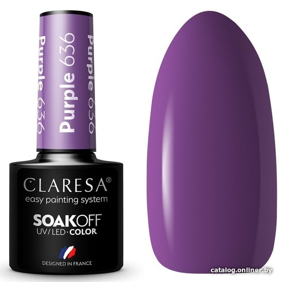 

Гель-лак Claresa Hybrid Purple 636 5 мл