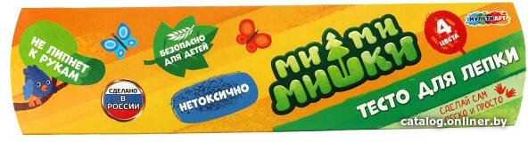 

Набор для лепки MultiArt Тесто Ми-ми-мишки PD4-MIMI