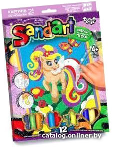 

Фреска Danko Toys Sand Art Фреска из песка. Пони SA-01-04