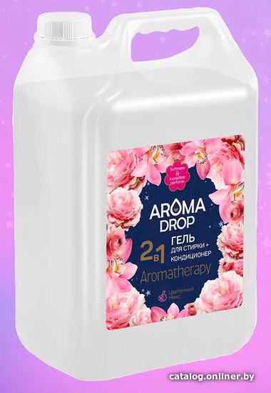 

Гель для стирки Aroma Drop 2 в 1 Aromatherapy Цветочный микс 5л