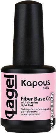 

Основа Kapous Lagel Fiber Base Coat с витаминами нежно-розовый 15 мл (1743)