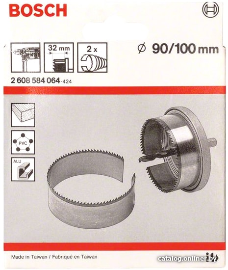 

Набор оснастки Bosch 2608584064 (2 предмета)