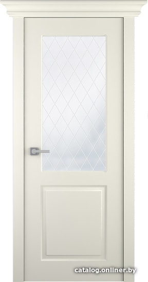 

Межкомнатная дверь Belwooddoors Alta 80 см (стекло, эмаль, жемчуг/мателюкс 39)