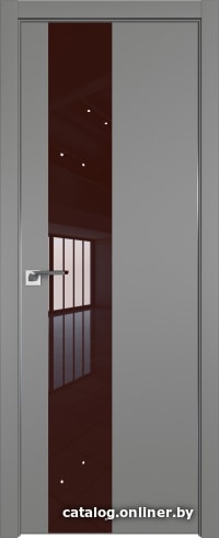 

Межкомнатная дверь ProfilDoors 5E 60x200 (грей/стекло коричневый лак)