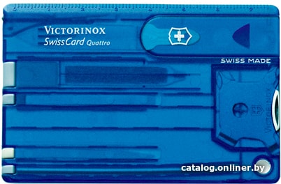 

Мультитул Victorinox SwissCard Quattro (синий)
