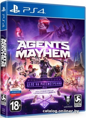 

Agents of Mayhem. Издание первого дня для PlayStation 4