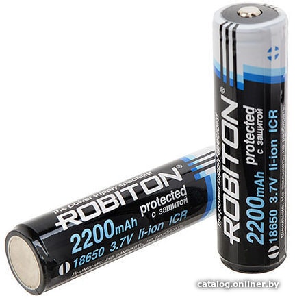 

Аккумулятор Robiton 18650 2200mAh с защитой [2.2/Li18650/np]