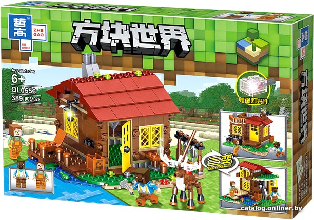 

Конструктор Zhe Gao Mycrafts QL0556 Дом у Озера