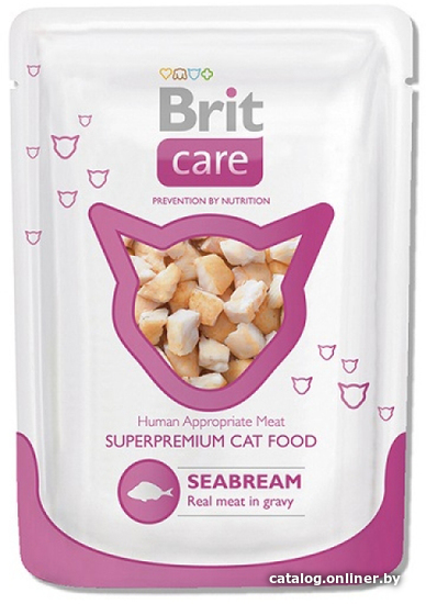 

Пресервы Brit Care Cat с морским лещом 80 г