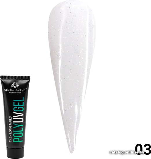 

Полигель Global Fashion Polygel with shimmer (тон 03) 30 г