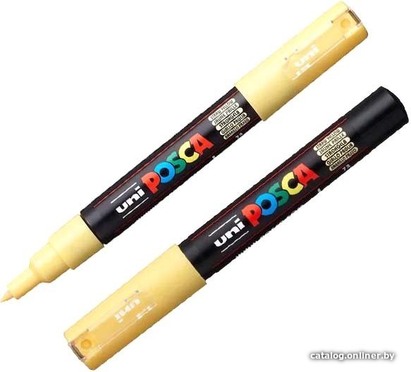 

Маркер художественный UNI Mitsubishi Pencil Posca 0.7 мм PC-1M STRAW YELLOW (солодо-желтый)