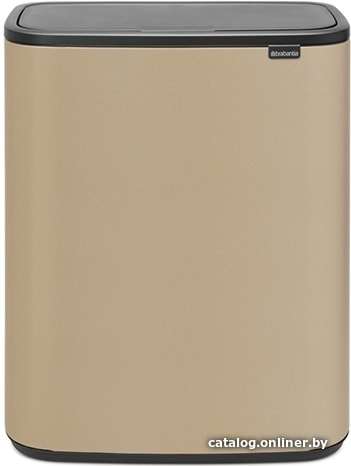 

Мусорное ведро с разделителем Brabantia Bo Touch Bin 2x30 л (минерально-золотой)
