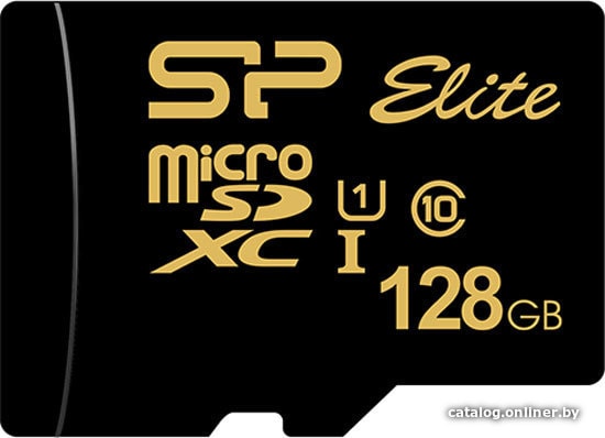 

Карта памяти Silicon-Power Elite Gold microSDXC SP128GBSTXBU1V1G 128GB