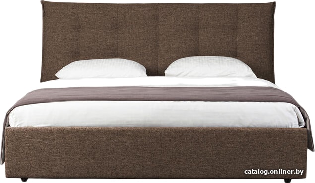 

Кровать Craftmebel Eden 200x160 (без ПМ, рогожка, коричневый)