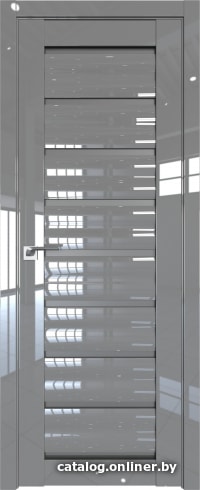 

Межкомнатная дверь ProfilDoors 76L 90x200 (грей люкс, стекло графит)