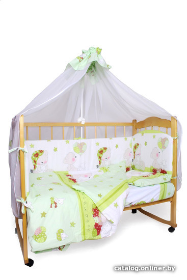 

Постельное белье Amarobaby Мишкин сон (7 предметов, зеленый)
