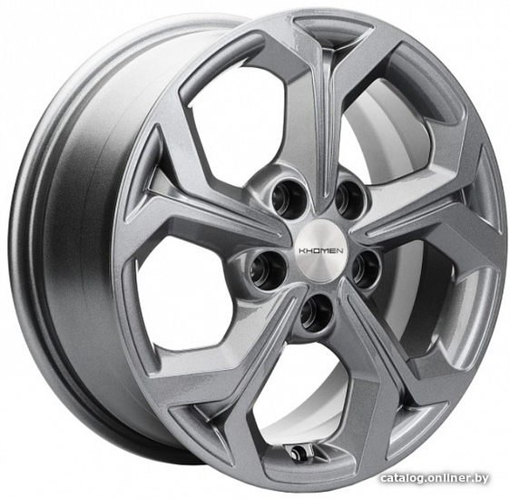

Литые диски Khomen KHW1606 16x6.5" 5x114.3мм DIA 67.1мм ET 50мм Gray