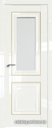 

Межкомнатная дверь ProfilDoors 28L 90x200 (дарквайт люкс золото, стекло матовое)