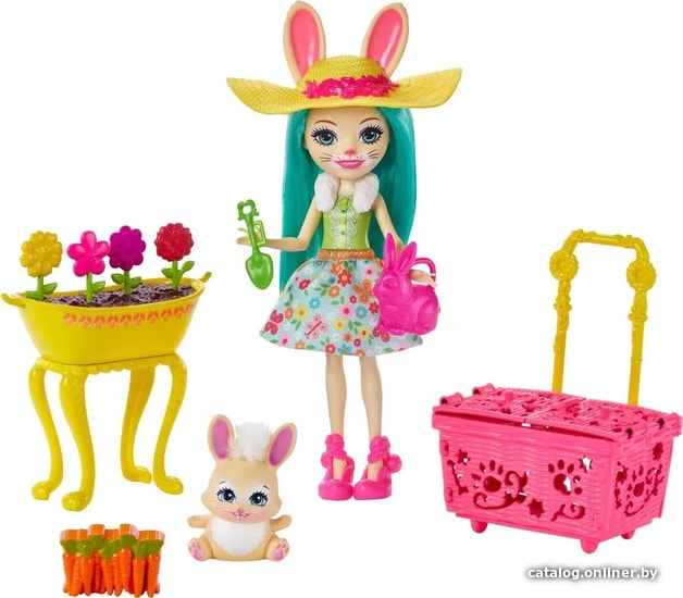 

Кукла Enchantimals Банни Блумс GJX32/GJX33