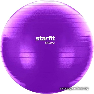 

Мяч Starfit GB-104 65 см антивзрыв (фиолетовый)