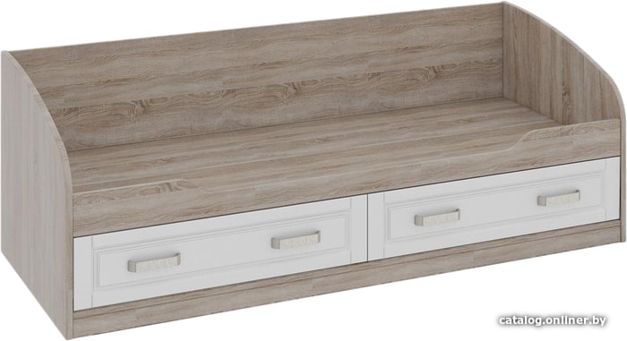 

Кровать Трия Прованс 200x80 (2 ящика, дуб сонома трюфель/крем)