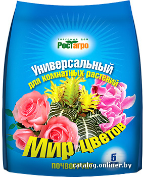 

Грунт Торговый дом Рост Агро Мир цветов для комнатных растений 5 л