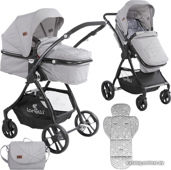 

Универсальная коляска Lorelli Starlight 2018 (2 в 1, серый)