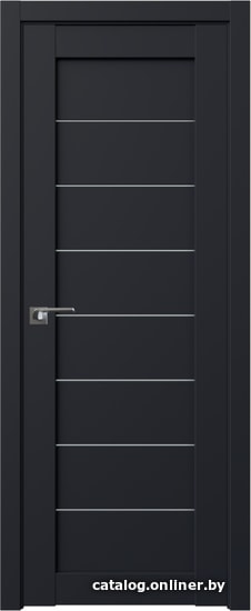 

Межкомнатная дверь ProfilDoors 71U 90x200 (черный матовый, стекло матовое)