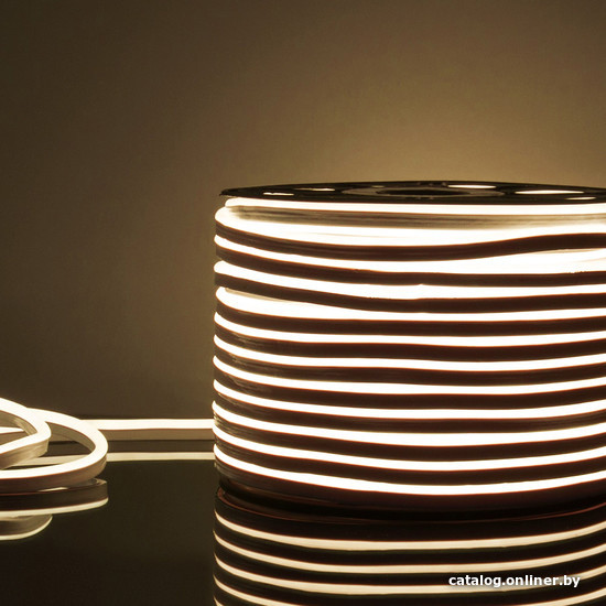 

Гибкий неон Elektrostandard 220V 9.6W 120Led 2835 IP67 дневной белый, 50 м