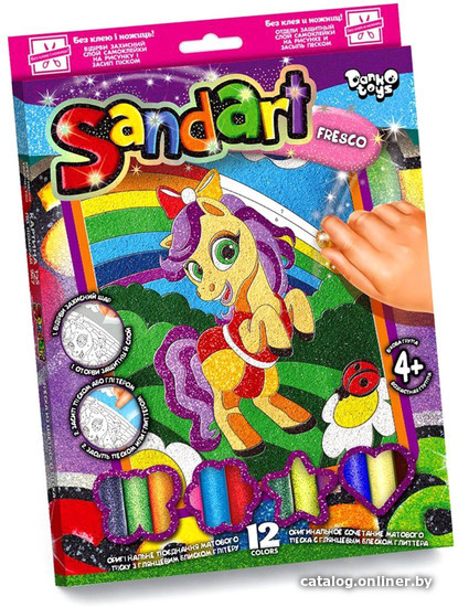 

Фреска Danko Toys Sand Art Фреска из песка. Принцесса Пони SA-02-08
