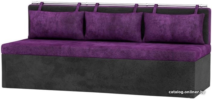 

Диван Mebelico Метро 58908 (фиолетовый/черный)