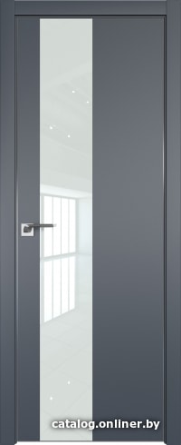 

Межкомнатная дверь ProfilDoors 5E 60x200 (антрацит/стекло белый лак)