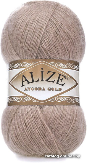 

Пряжа для вязания Alize Angora gold 542 (550 м, кора)