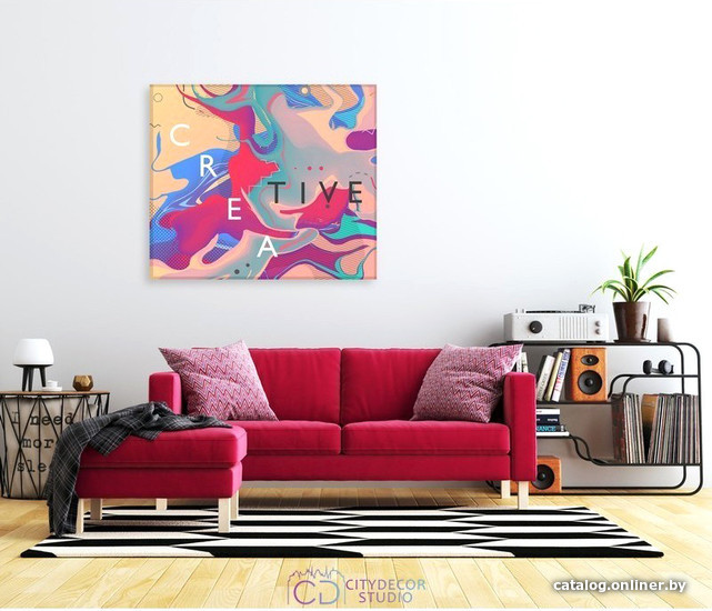 

Модульная картина Citydecor Абстракция 2.6 60x70 см