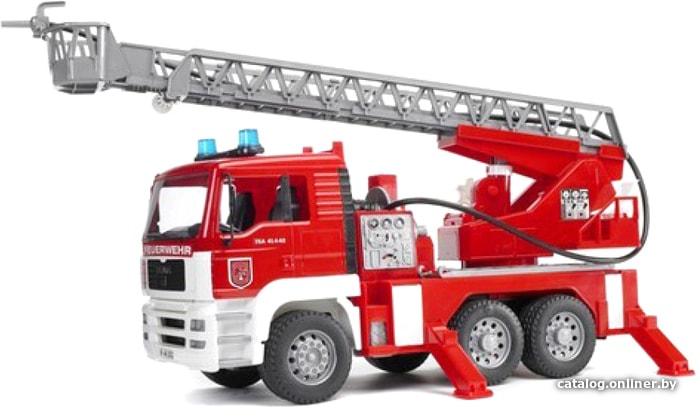 

Грузовик Bruder MAN Fire engine with selwing ladder 02771