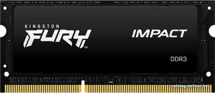 

Оперативная память Kingston FURY Impact 4GB DDR3 SODIMM PC3-12800 KF316LS9IB/4