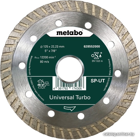 

Отрезной диск алмазный Metabo 628552000